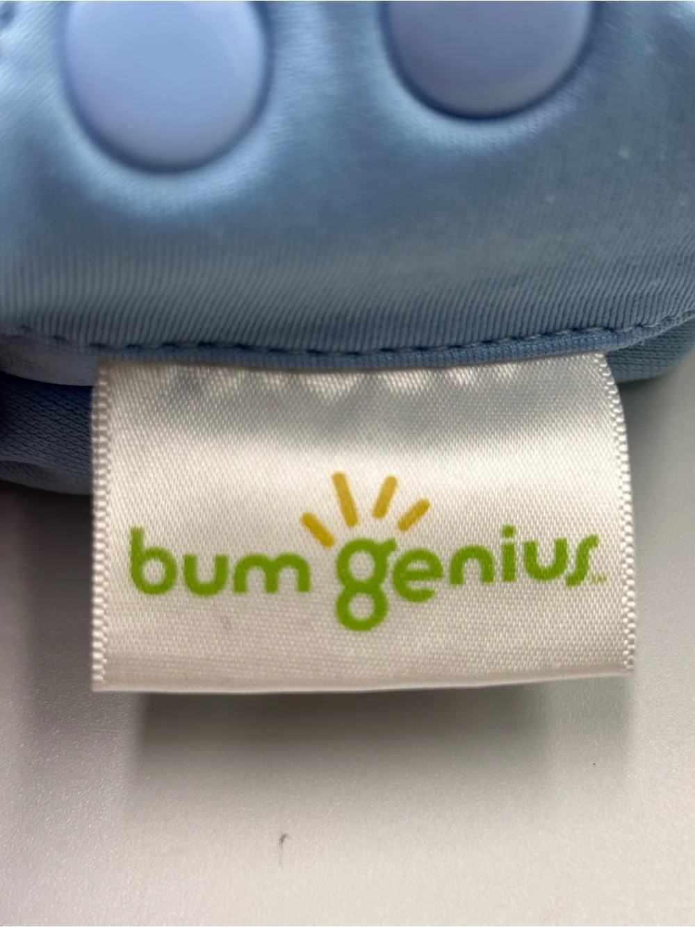 10 BumGenius Cloth Diapers W 8 Double Inserts Blue/Green  One Size Pre-owned